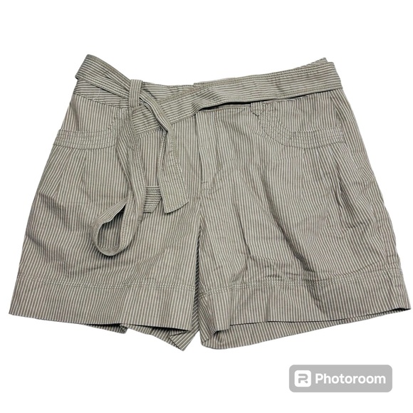 St Johns Bay Striped Paperbag shorts - Picture 2 of 13